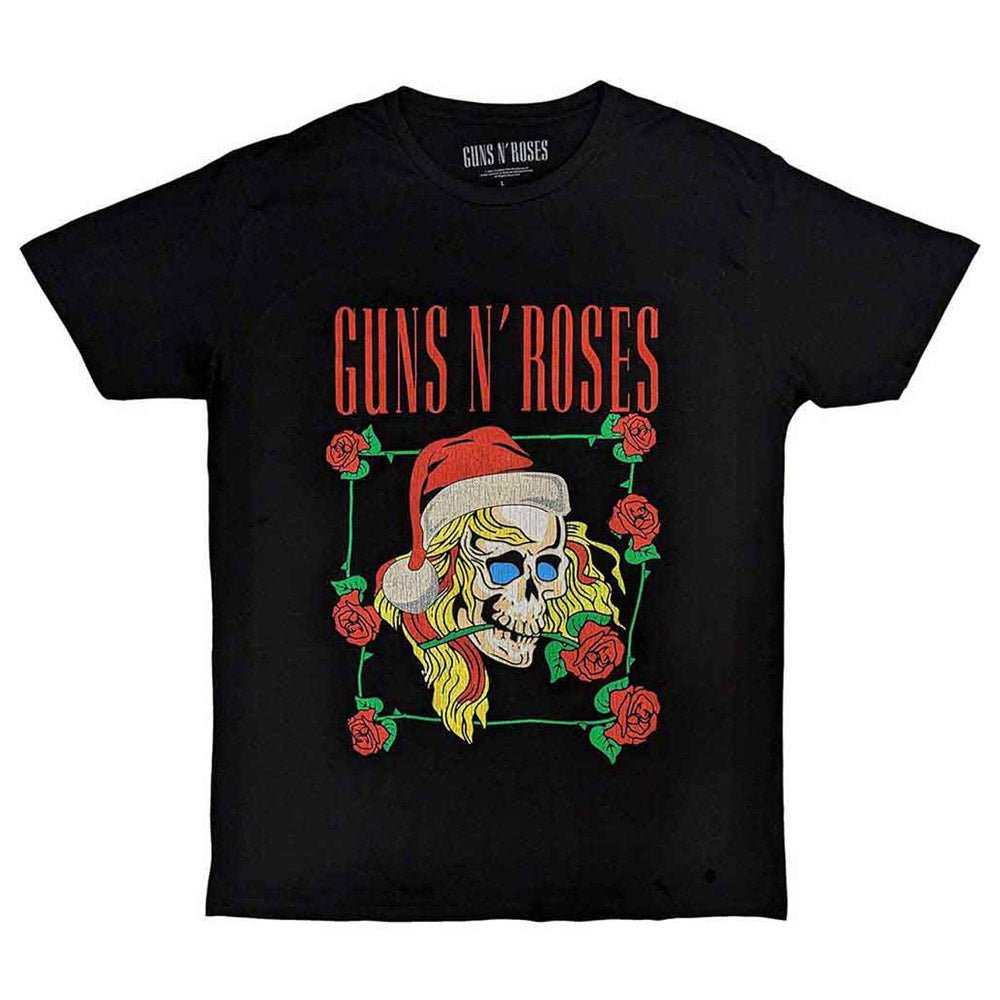 GUNS N ROSES ガンズアンドローゼズ (結成 40周年 ) - 【クリスマス限定】Holiday Skull / Tシャツ / メンズ - PGS